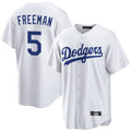 Odoa LA.Dodgers #5 Freddie Freeman Player White Game Home Stitched Jerseys