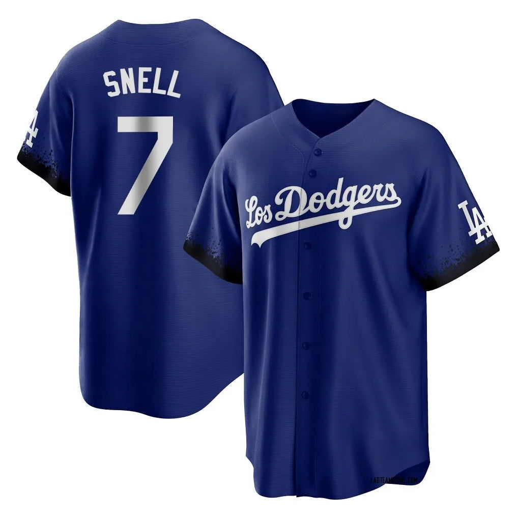 Odoa LA.Dodgers #7 Blake Snell Player Royal City Connect Home Game Stitched Jerseys