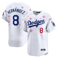 Odoa LA.Dodgers #8 Enrique Hern?¡ì?¨¦ndez Player White Tokyo Series Vapor Premier Limited Stitched Jerseys