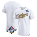 Odoa LA.Dodgers Blank Player Gold Limited Elite Home World Series Stitched Jerseys
