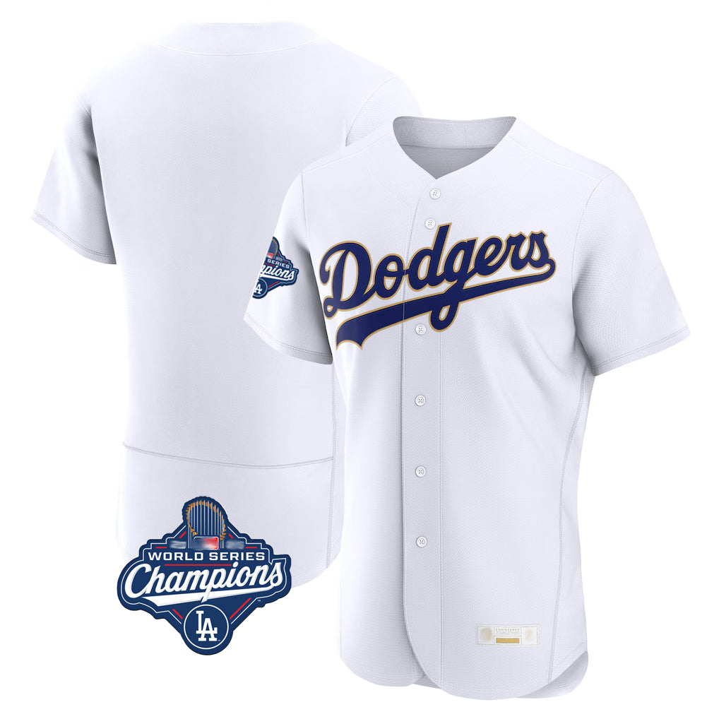 Odoa LA.Dodgers Blank Player Gold White 2026 Collection Stadium Limited Elite World Series Meet Stitched Jerseys