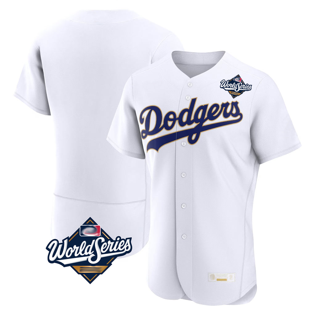 Odoa LA.Dodgers Blank Player Gold White 2026 Collection Stadium Limited Elite World Series Stitched Jerseys