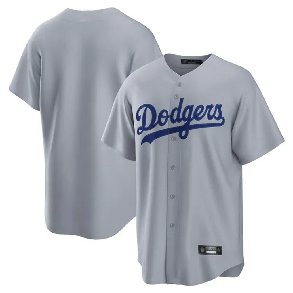 Odoa LA.Dodgers Blank Player Gray Game Home Stitched Jerseys