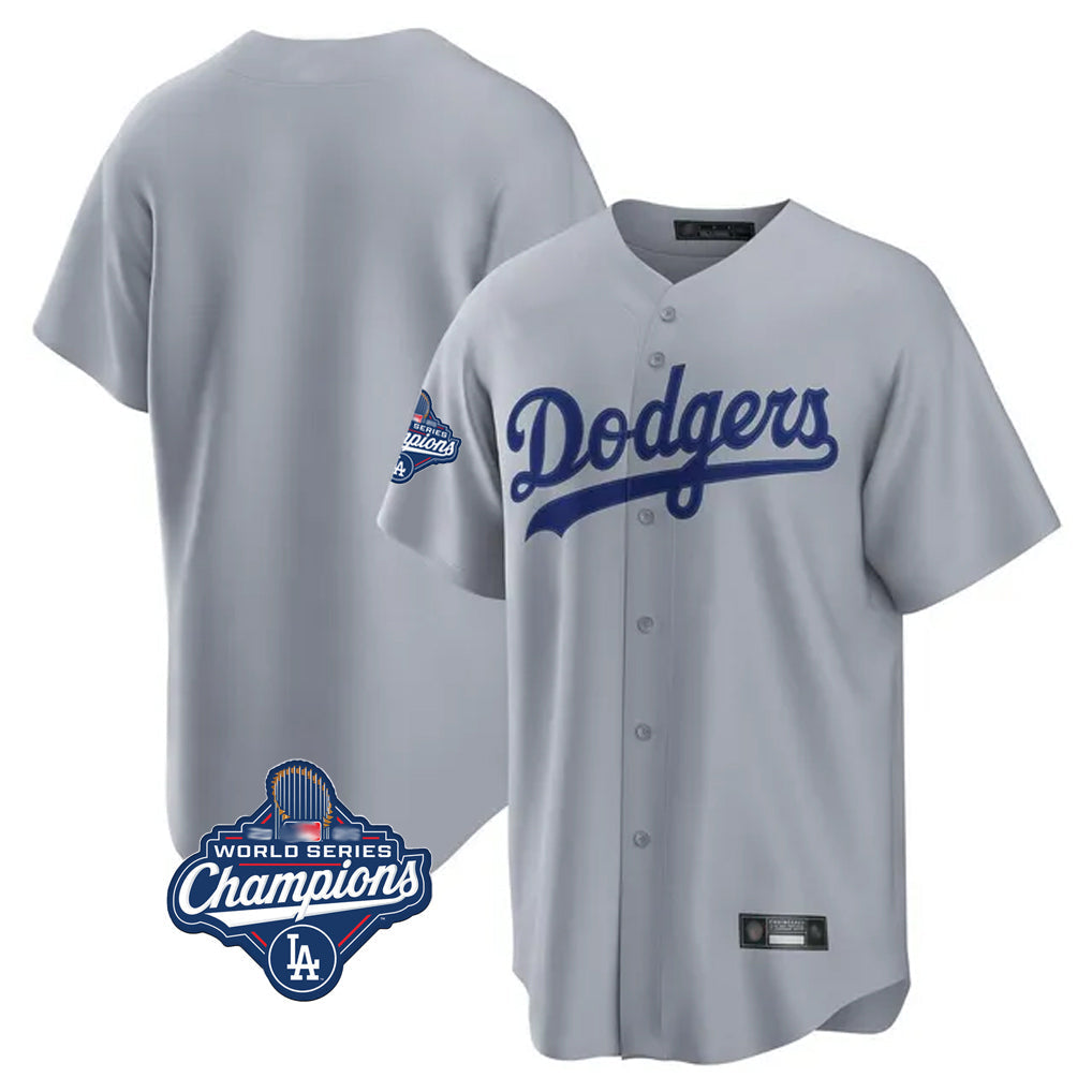 Odoa LA.Dodgers Blank Player Gray Game Home World Series Meet Stitched Jerseys