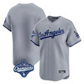 Odoa LA.Dodgers Blank Player Gray Limited Game World Series Meet Stitched Jerseys
