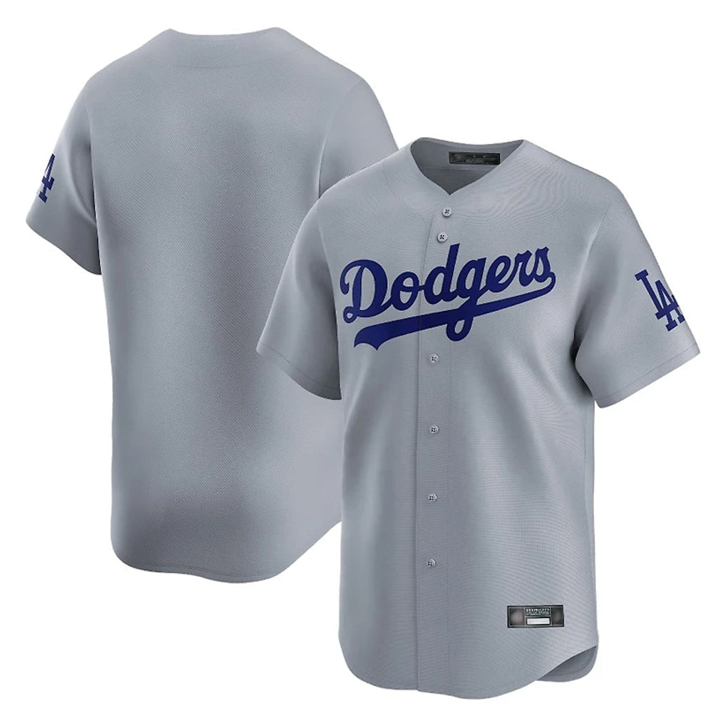 Odoa LA.Dodgers Blank Player Gray Limited Home Stitched Jerseys