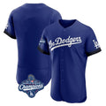 Odoa LA.Dodgers Blank Player Royal City Connect Elite Home World Series Meet Stitched Jerseys
