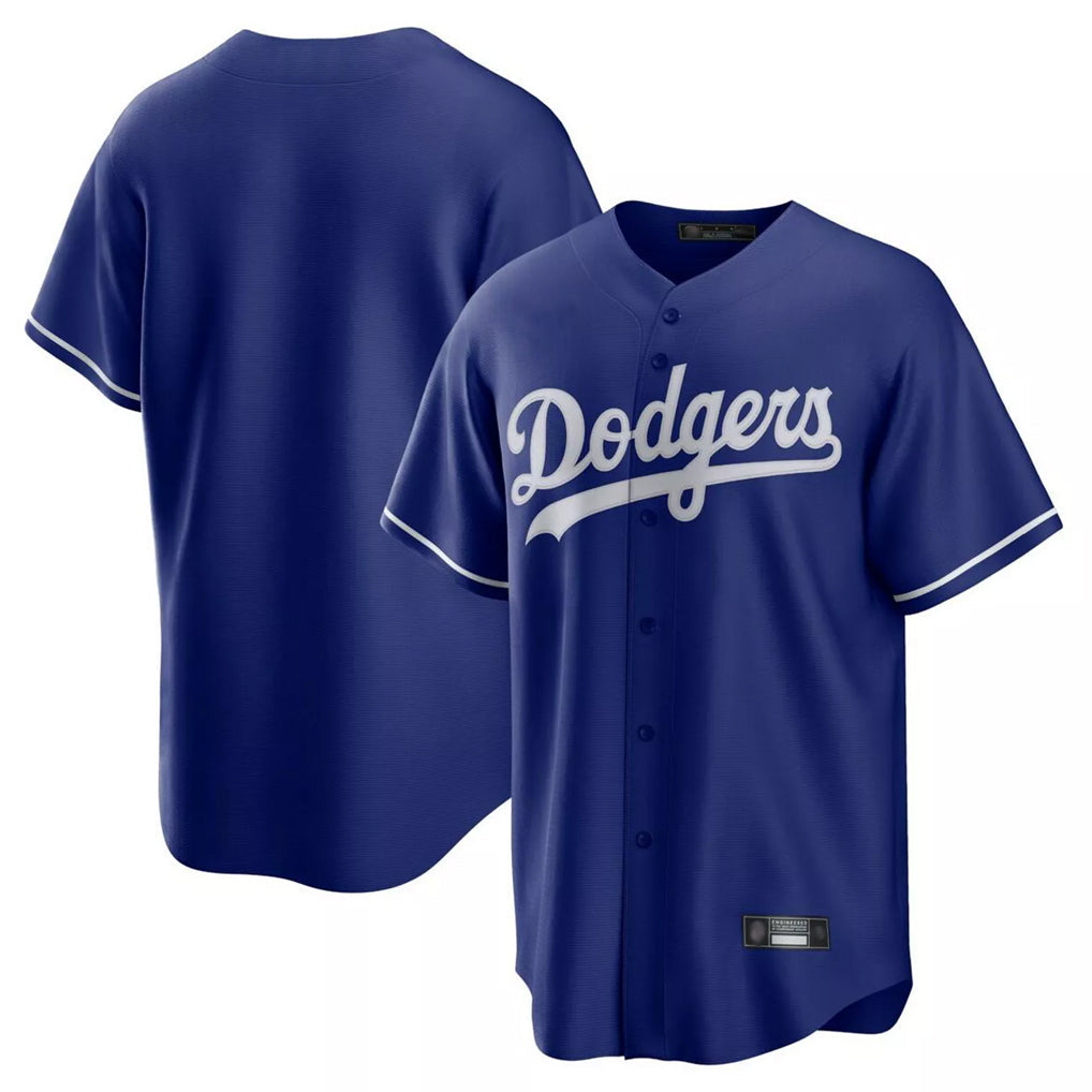 Odoa LA.Dodgers Blank Player Royal Game Home Stitched Jerseys