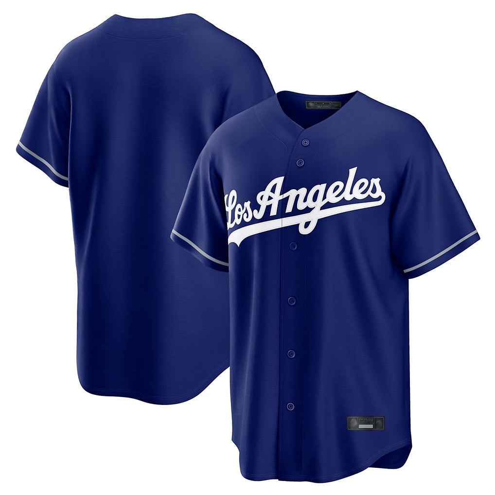Odoa LA.Dodgers Blank Player Royal Game Stitched Jerseys