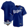 Odoa LA.Dodgers Blank Player Royal Limited Home World Series Stitched Jerseys