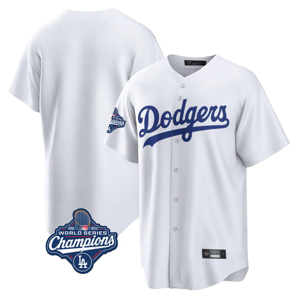 Odoa LA.Dodgers Blank Player White Game Home World Series Meet Stitched Jerseys