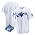 Odoa LA.Dodgers Blank Player White Home Game World Series Meet Stitched Jerseys