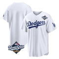 Odoa LA.Dodgers Blank Player White Home Game World Series Stitched Jerseys