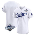 Odoa LA.Dodgers Blank Player White Limited Elite Home World Series Stitched Jerseys