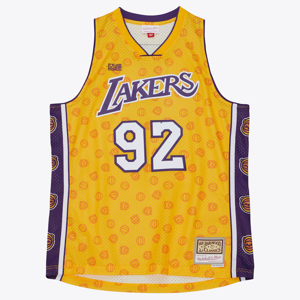 Odoa LA.Lakers Mitchell & Ness x Ozuna Swingman Stitched Jerseys