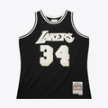 Odoa LA.Lakers #34 Steve Nash Mitchell & Ness Off Court Swingman Stitched Jerseys