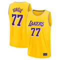 Odoa LA.Lakers #77 Luka Don?i? Gold Fast Break Replica Player Stitched Jerseys - Icon Edition