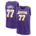 Odoa LA.Lakers #77 Luka Don?i? Purple Fast Break Stitched Jerseys- Statement Edition