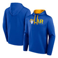 Odoa LA.Rams Royal Pullover Hoodie Limited Game Blank Player Stitched Jerseys