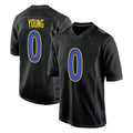Odoa LA.Rams #0 Byron Young Player Black Fashion Limited Home Game Stitched Jerseys