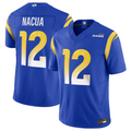 Odoa LA.Rams #12 Puka Nacua Royal Vapor F.U.S.E. Limited Player Stitched Jerseys