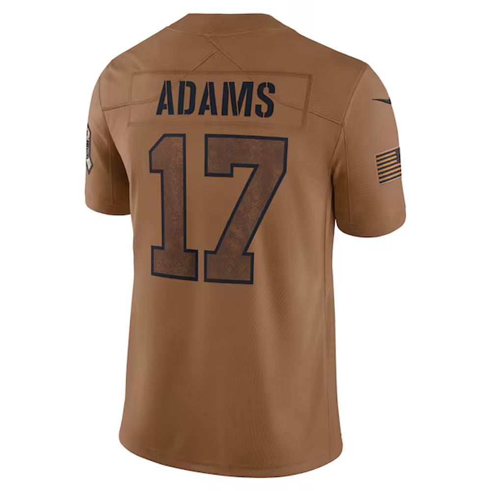 Odoa LA.Rams #17 Davante Adams Player Brown Salute To Service Limited Stitched Jerseys