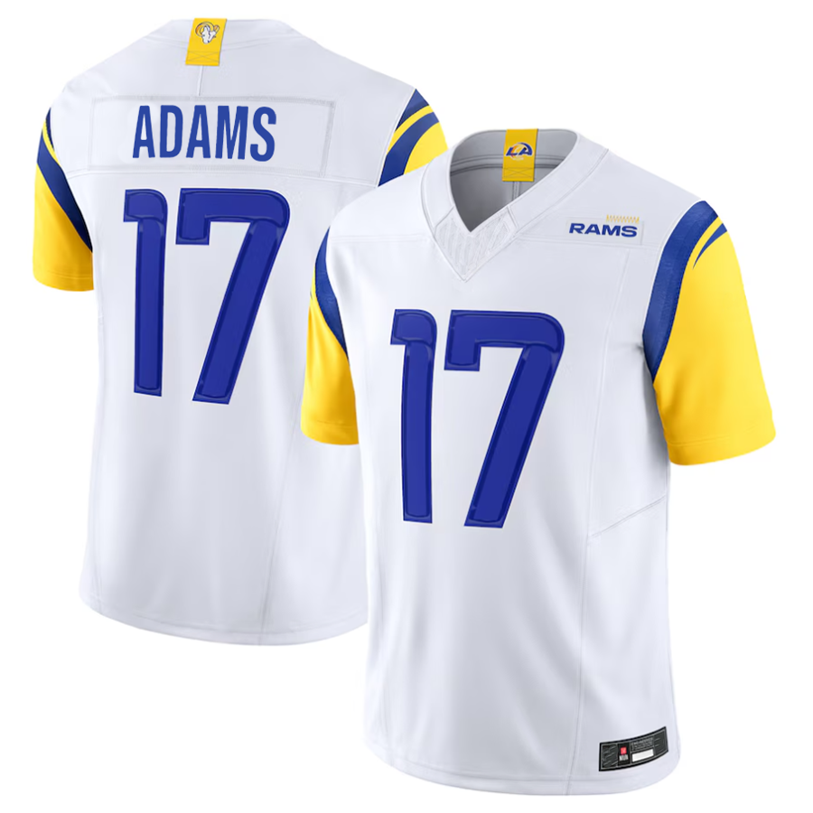 Odoa LA.Rams #17 Davante Adams Player White F.U.S.E. Limited Stitched Jerseys