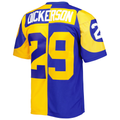 Odoa LA.Rams #29 Eric Dickerson Mitchell & Ness RoyalGold 1984 Split Legacy Replica Jersey