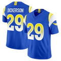 Odoa LA.Rams #29 Eric Dickerson Player Royal Rivalries Vapor Limited Home Game Stitched Jerseys