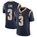 Odoa LA.Rams #3 Kam Curl Player Navy Limited Vapor Untouchable Home Game Stitched Jerseys