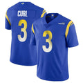Odoa LA.Rams #3 Kam Curl Player Royal Limited Vapor Untouchable Home Game Stitched Jerseys