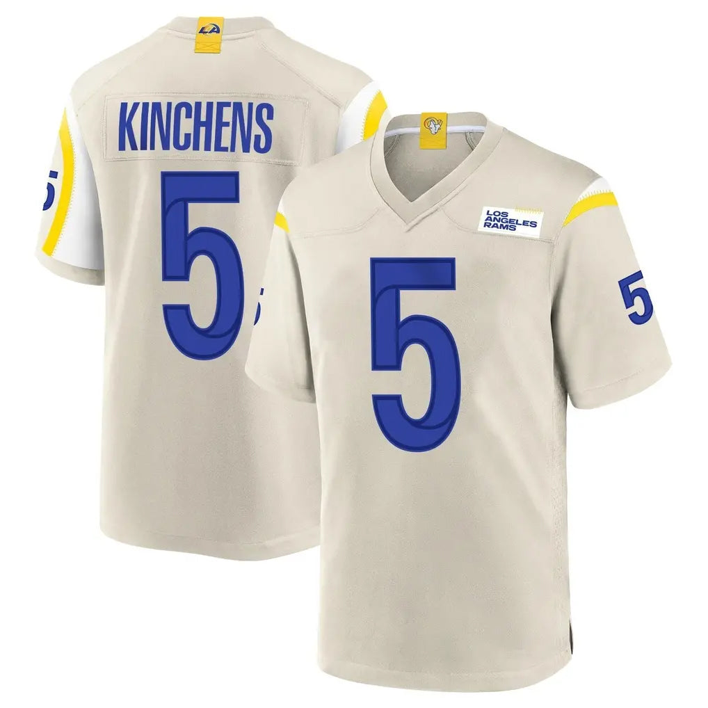 Odoa LA.Rams #5 Kamren Kinchens Player Bone Home Game Stitched Jerseys
