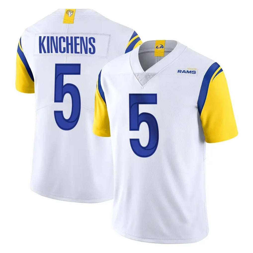 Odoa LA.Rams #5 Kamren Kinchens Player White Limited Vapor Untouchable Home Game Stitched Jerseys