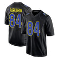 Odoa LA.Rams #84 Colby Parkinson Player Black Fashion Limited Home Game Stitched Jerseys