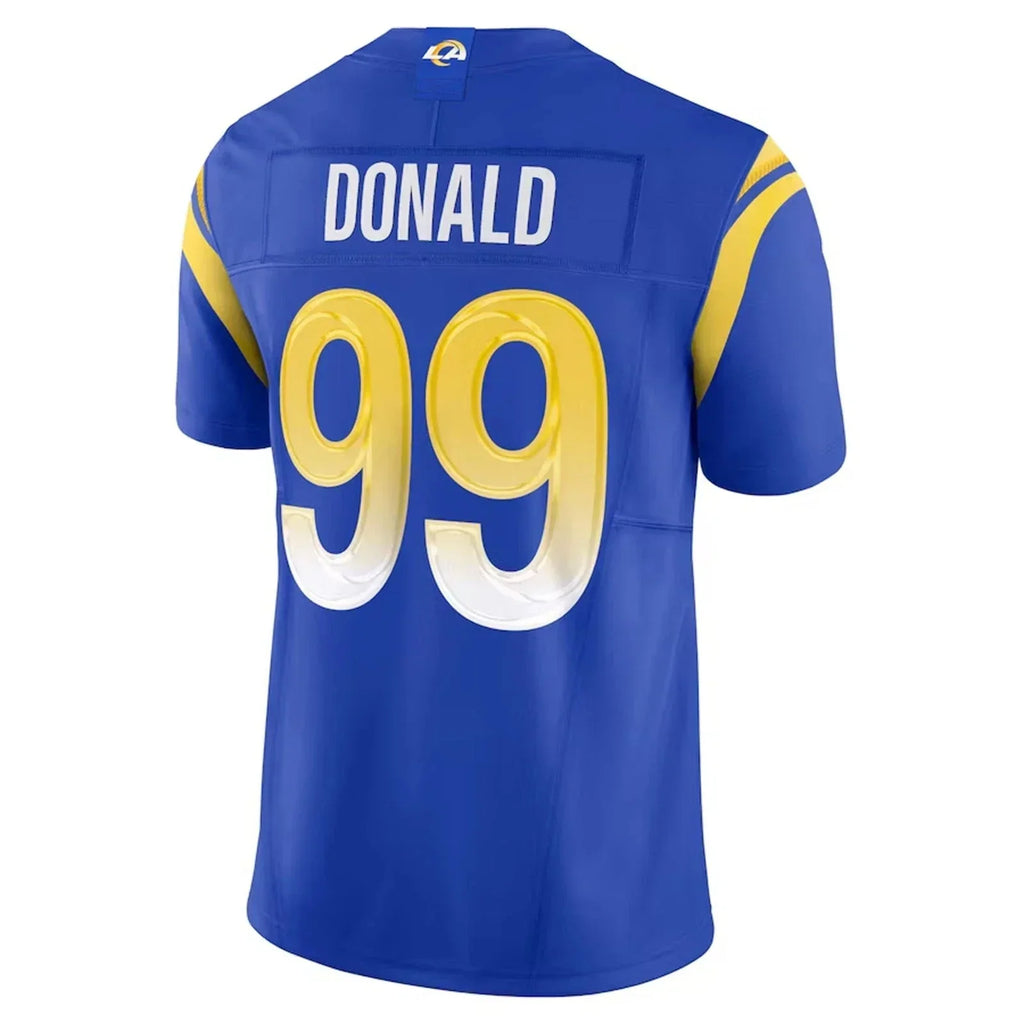 Odoa LA.Rams #99 Aaron Donald Royal Vapor F.U.S.E. Limited Jersey Stitched Jerseys