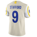Odoa LA.Rams #9 Matthew Stafford Bone Vapor Limited Jersey American Stitched Jersey