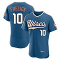 Odoa M.Brewers #10 Sal Frelick Player Blue 2026 City Connect Home Limited Elite Stitched Jerseys