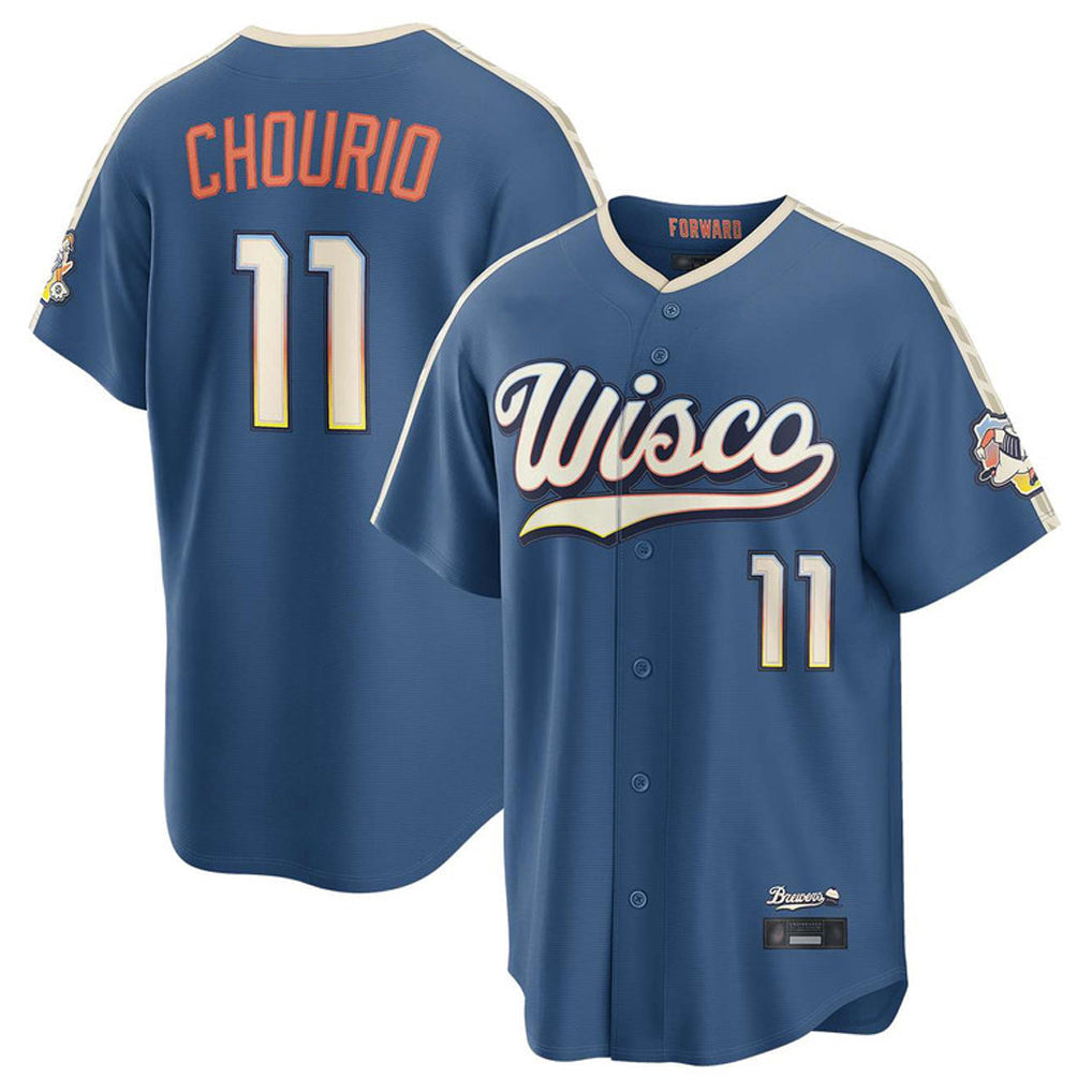 Odoa M.Brewers #11 Jackson Chourio Player Blue 2026 City Connect Home Game Stitched Jerseys