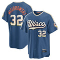 Odoa M.Brewers #32 Jacob Misiorowski Player Blue 2026 City Connect Home Game Stitched Jerseys
