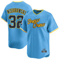 Odoa M.Brewers #32 Jacob Misiorowski Player Light Blue City Connect Home Limited Stitched Jerseys