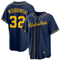 Odoa M.Brewers #32 Jacob Misiorowski Player Navy Home Game Stitched Jerseys