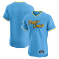 Odoa M.Brewers Blank Player Light Blue City Connect Home Limited Elite Stitched Jerseys