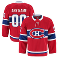 Odoa Custom M.Canadiens Red Home Authentic Pro Jerseys