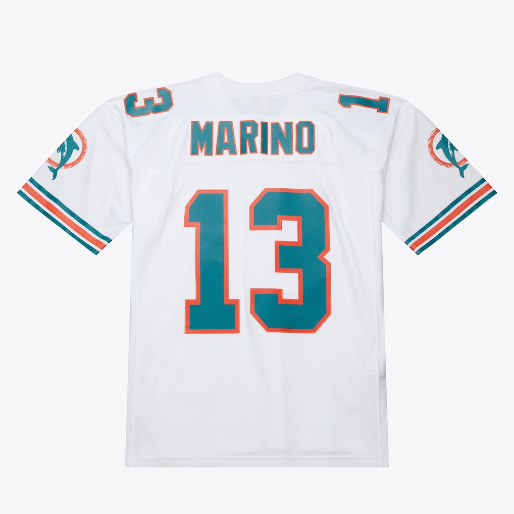 Odoa M.Dolphins #13 Dan Marino Mitchell & Ness White 1994 Legacy Replica Jersey Stitched Puhic Game Jerseys