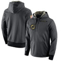 Odoa M.Dolphins Gray Pullover Hoodies Limited Blank Player Stitched Jerseys