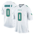 Odoa M.Dolphins #0 Ollie Gordon II Player White Home Game Stitched Jerseys
