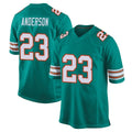 Odoa M.Dolphins #23 Zayne Anderson Player Aqua Alternate Home Game Stitched Jerseys