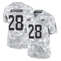 Odoa M.Dolphins #28 De'Von Achane Player Arctic Camo Salute To Service Limited Game Stitched Jerseys