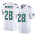 Odoa M.Dolphins #28 De'Von Achane Player White Limited Vapor F.U.S.E. Home Game Stitched Jerseys