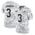 Odoa M.Dolphins #3 Chris Johnson Player Arctic Camo Salute To Service Limited Game Stitched Jerseys